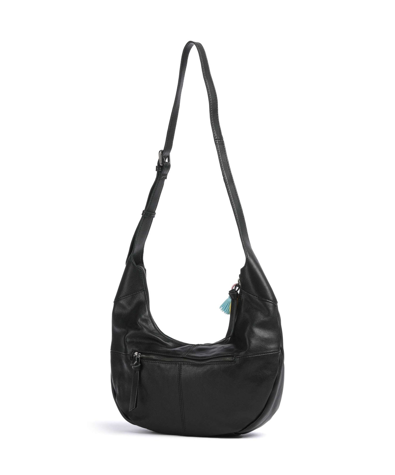FredsBruder Take A Smile Hobo bag black