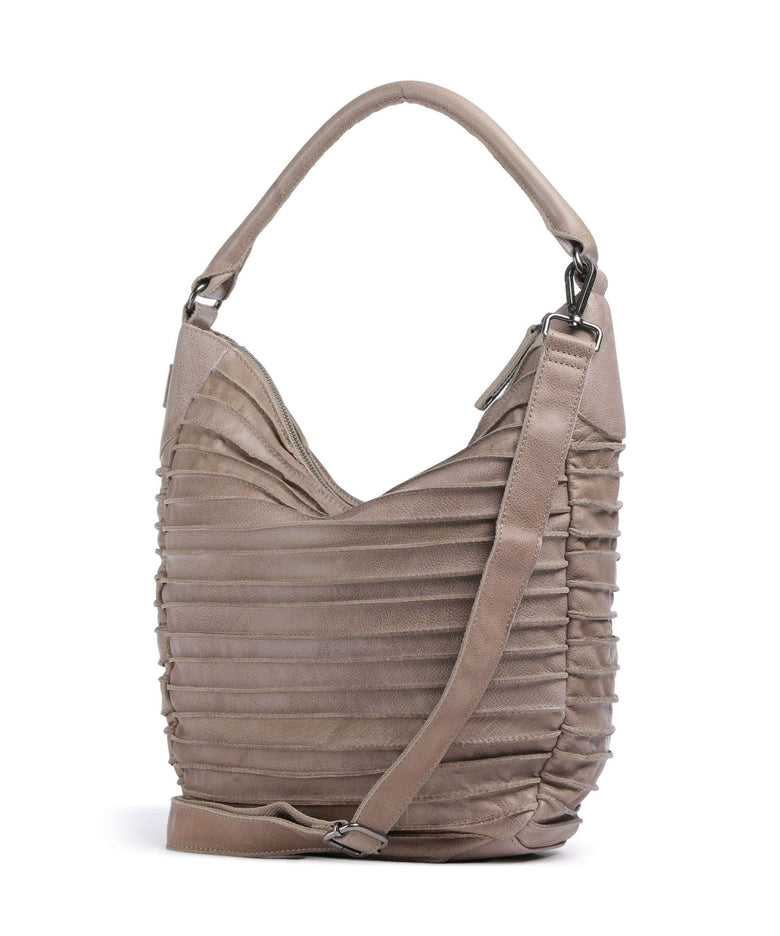 FredsBruder Bestseller Riffeltier S Hobo bag dirty stone