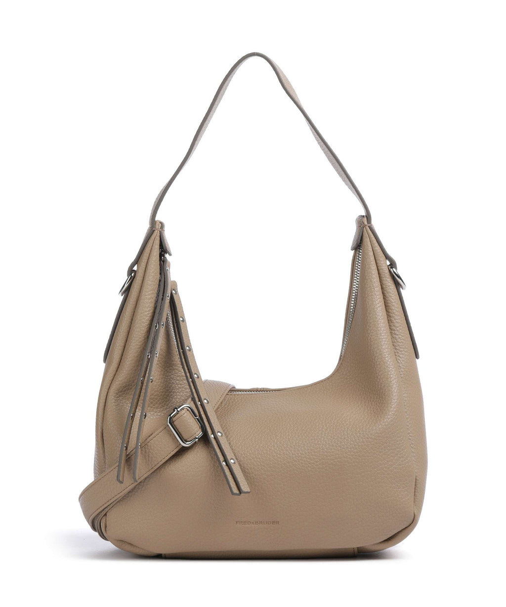 FredsBruder Feel Wild Midi Hobo bag soft toffee