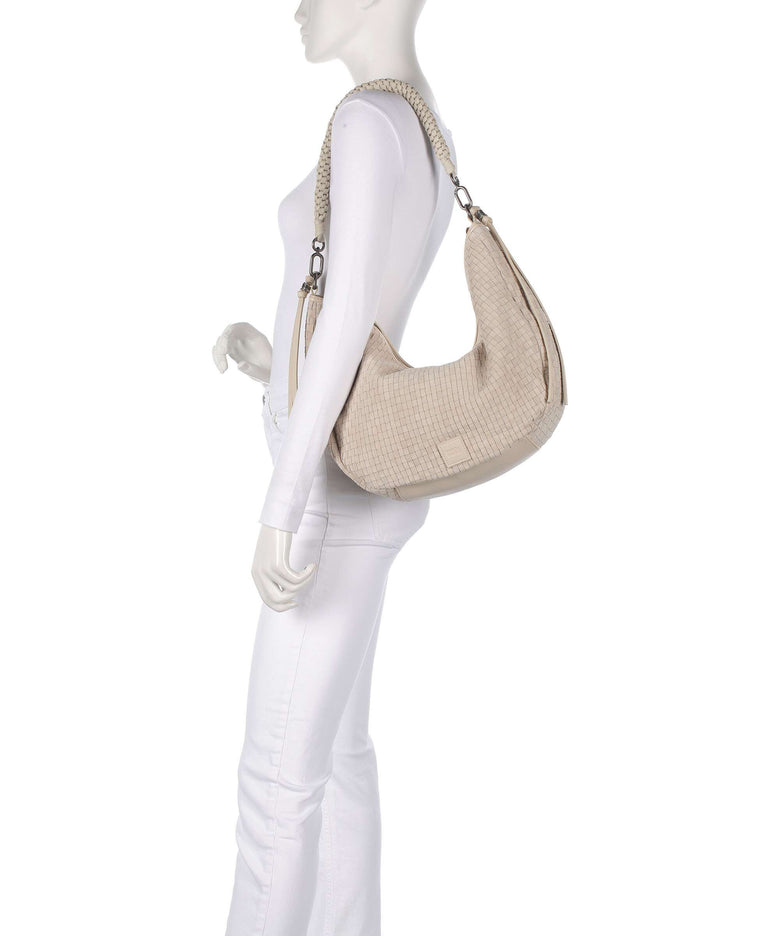 FredsBruder Natural Flow Hobo bag oat milk