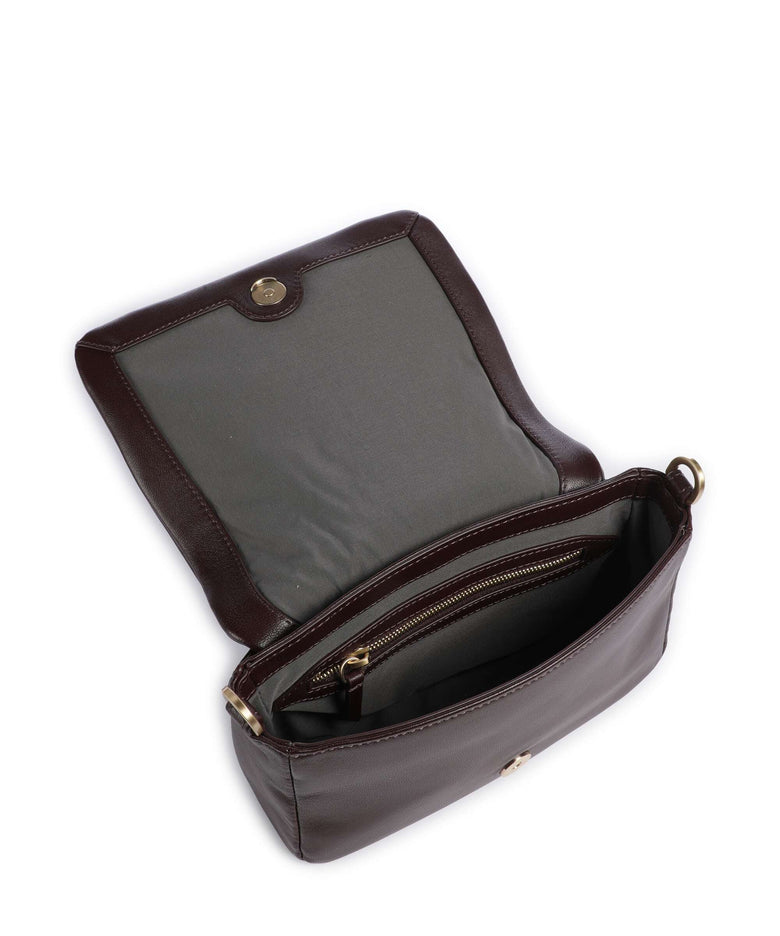 Les Visionnaires Mila Icon Silky Crossbody bag vinyard red