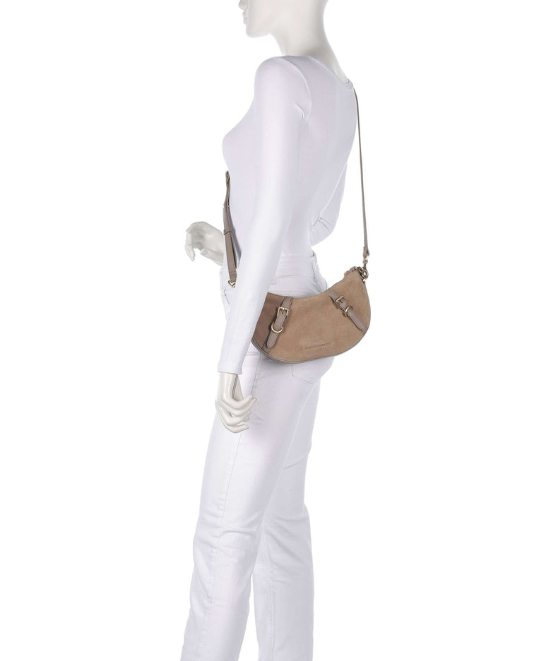 Les Visionnaires Enya Cozy Mini Shoulder bag mushroom/capuccino beige