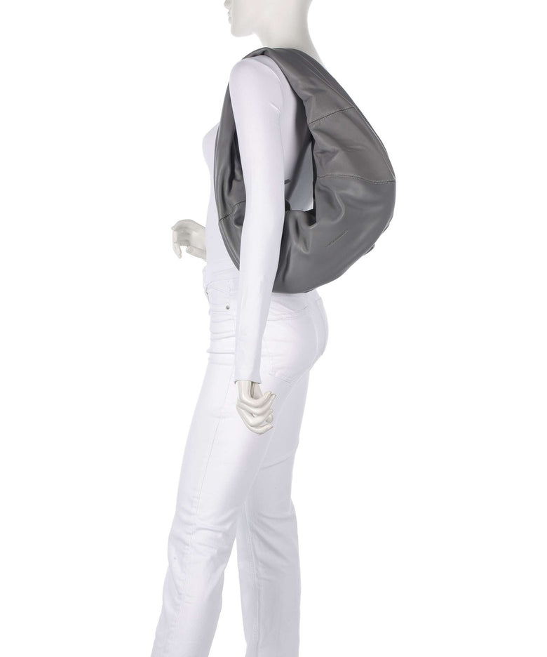 Les Visionnaires Greta Icon Silky Hobo bag titanium grey