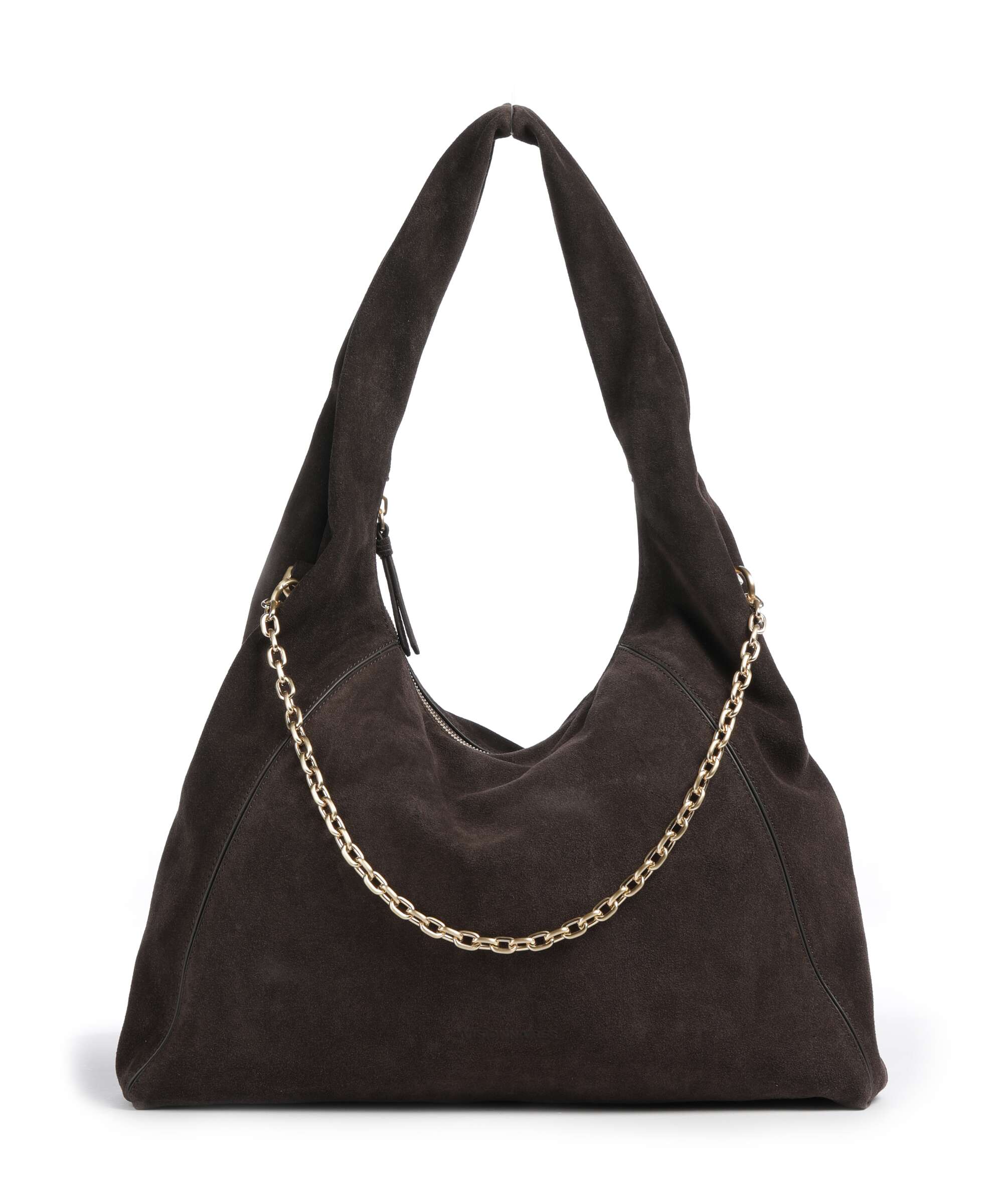 Les Visionnaires Jade Cozy Chain Hobo bag dark brown