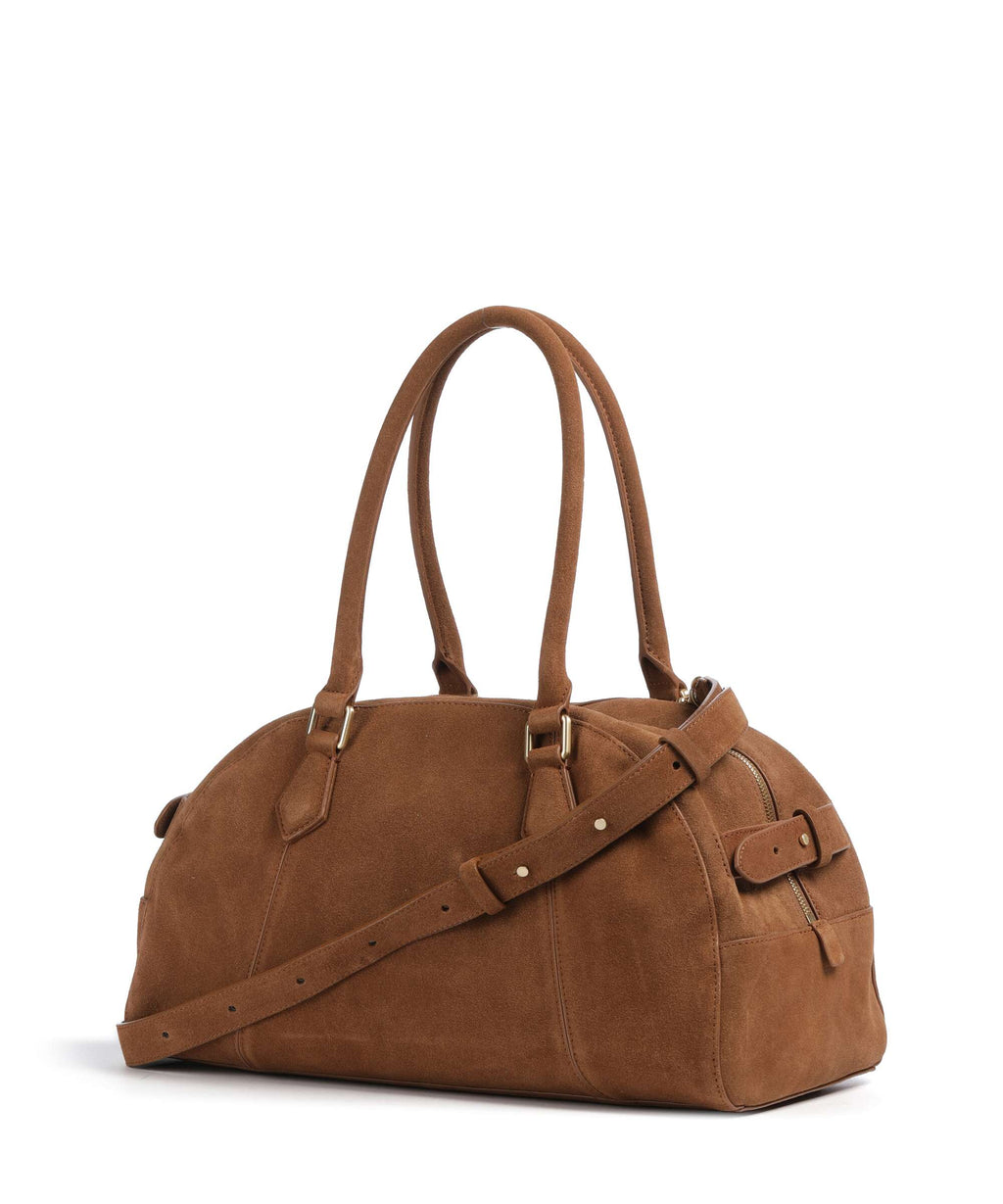 Les Visionnaires Odette Cozy Chain Handbag cognac