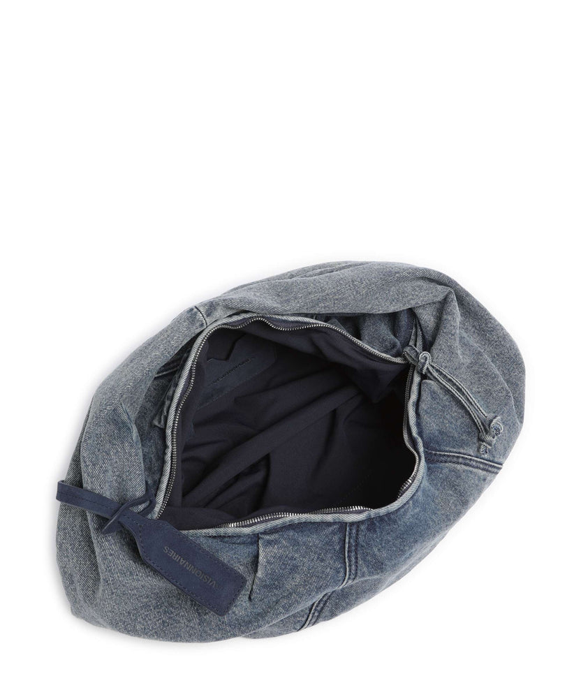 Les Visionnaires Greta Denim Essential Hobo bag washed denim