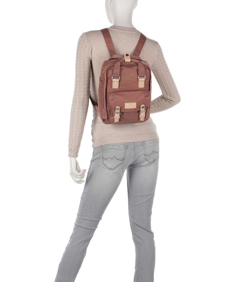 Doughnut Macaroon Mini Backpack washed demin