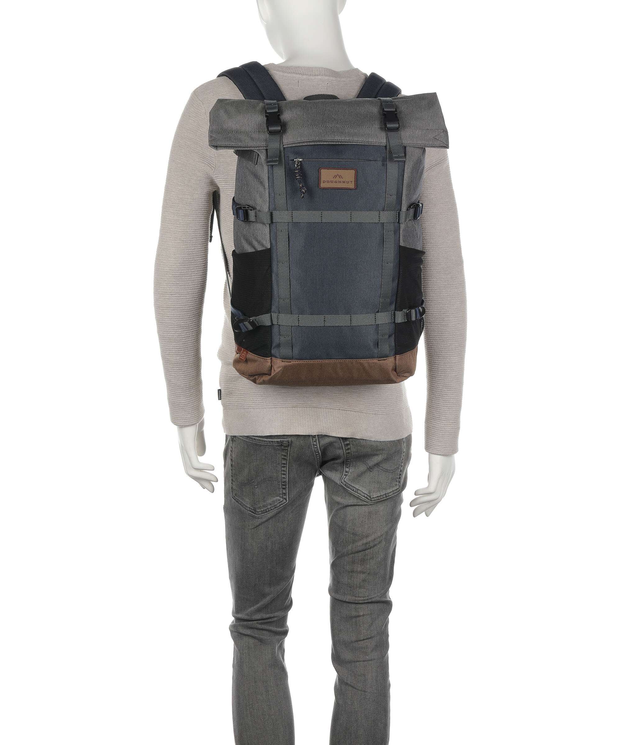 Doughnut Happy Camper Paratrooper Backpack black