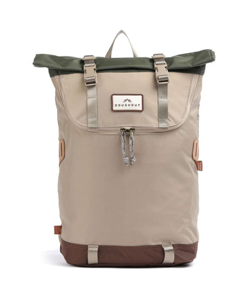 Doughnut Jungle Christopher Small Rolltop Backpack beige