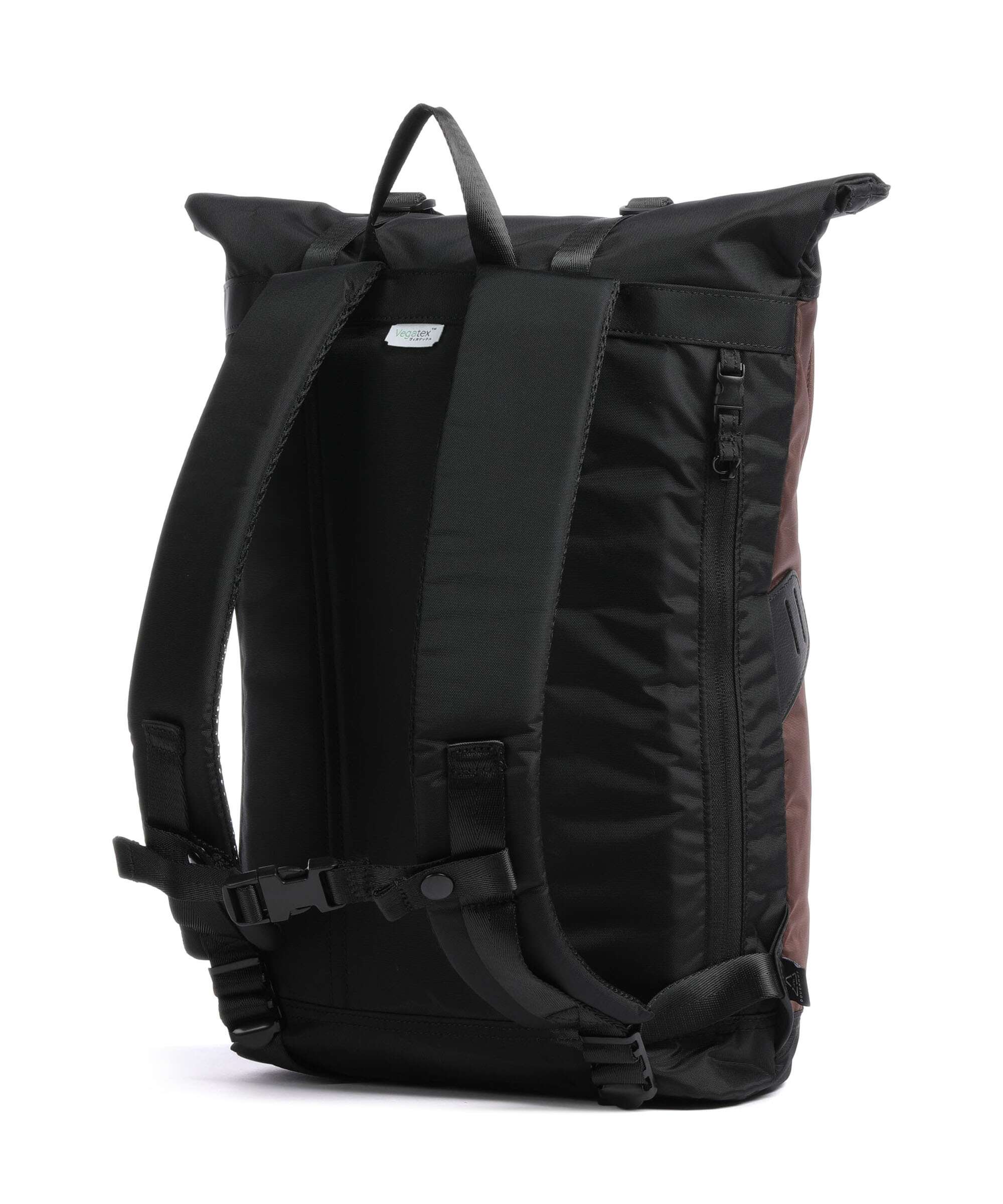 Doughnut Go Wild Christopher Small Rolltop backpack black/brown