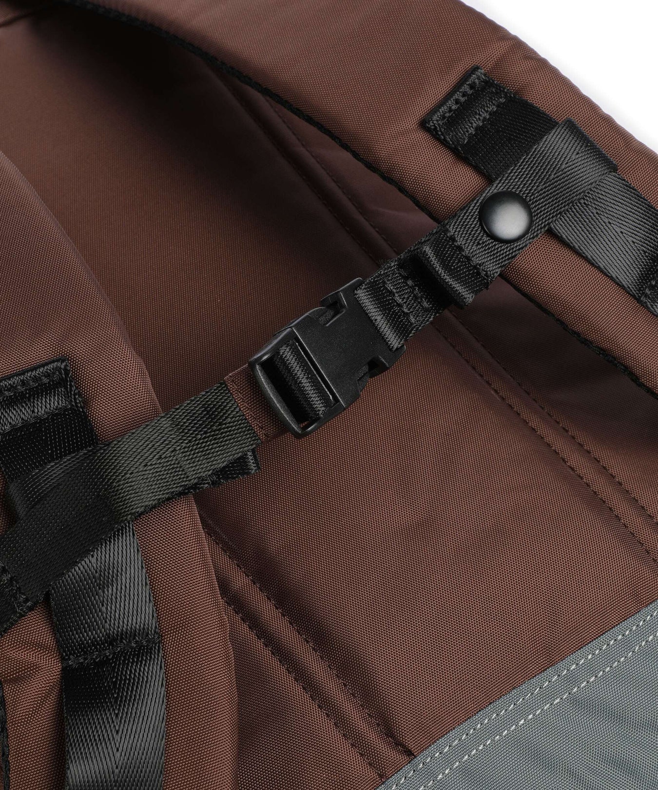 Doughnut Go Wild Christopher Small Rolltop backpack grey/brown