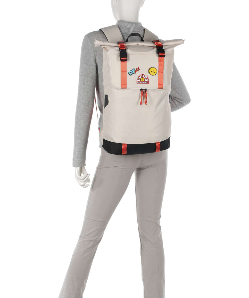 Doughnut The Dudes Christopher Dark Rolltop backpack beige