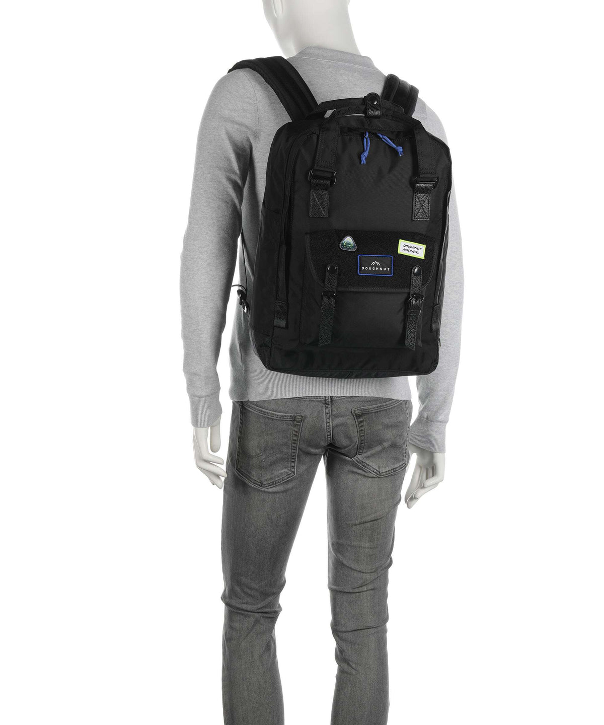 Doughnut Airlines Macaroon Backpack black