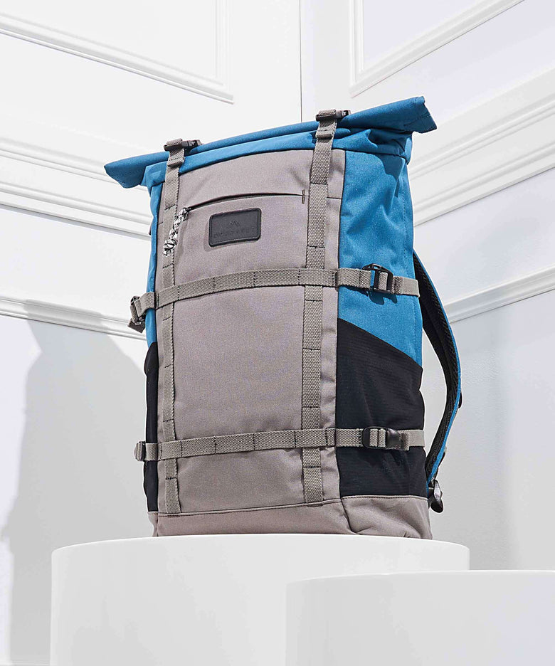 Doughnut Paratrooper Rolltop backpack grey/teal