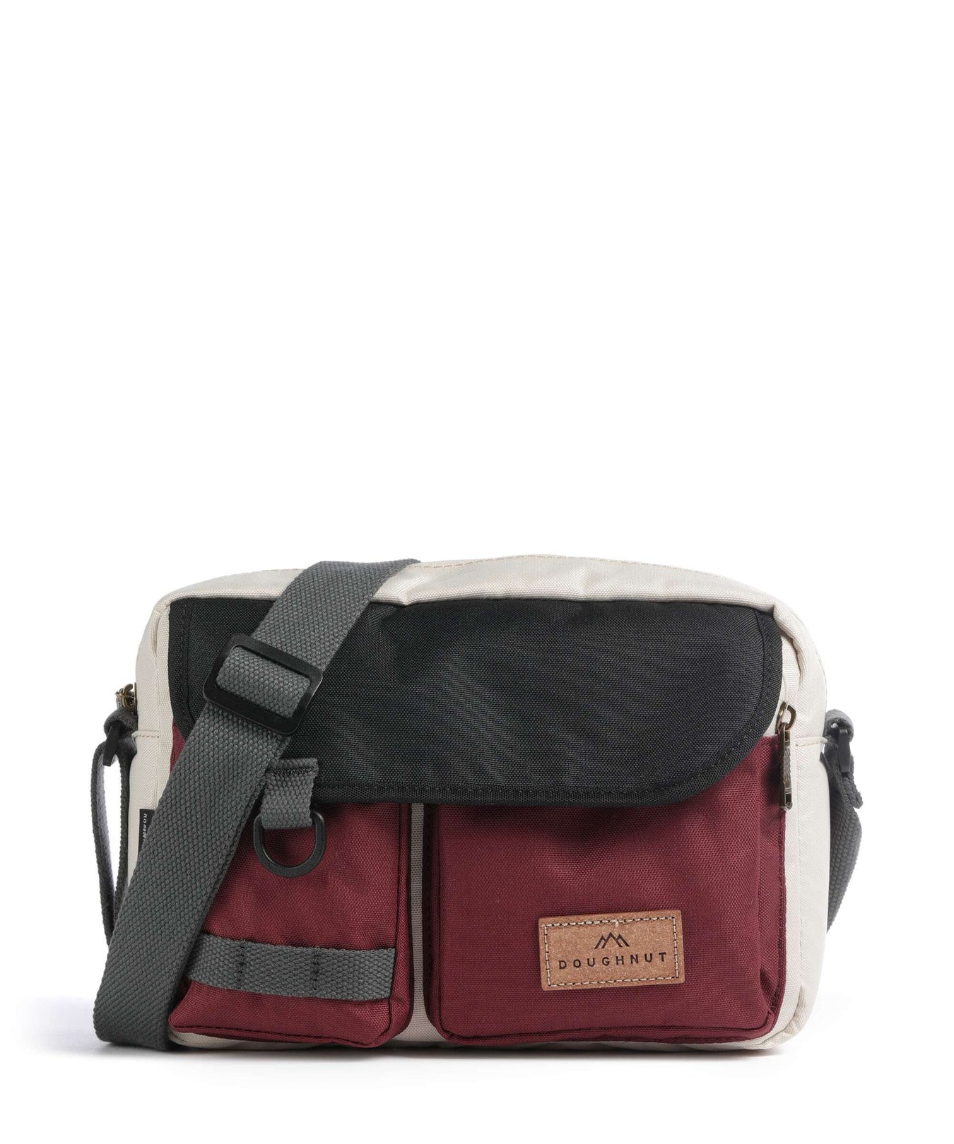 Doughnut Reborn Mission Lite Crossbody bag stone/wine