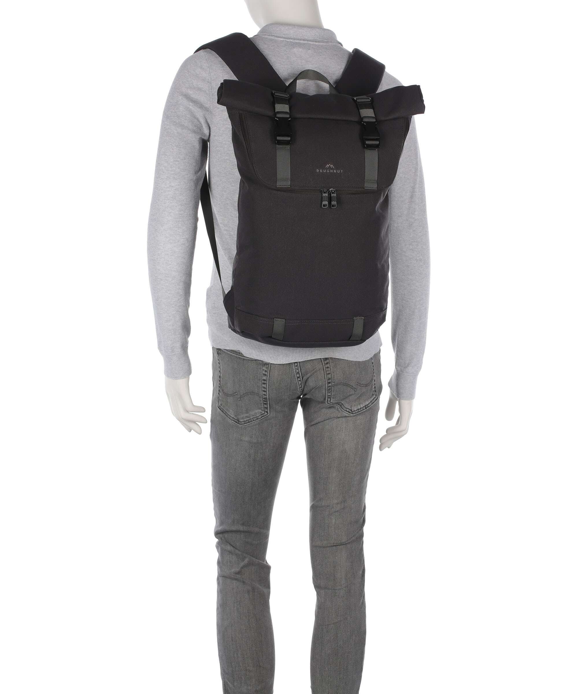 Doughnut Mediative Christopher Rolltop backpack ground