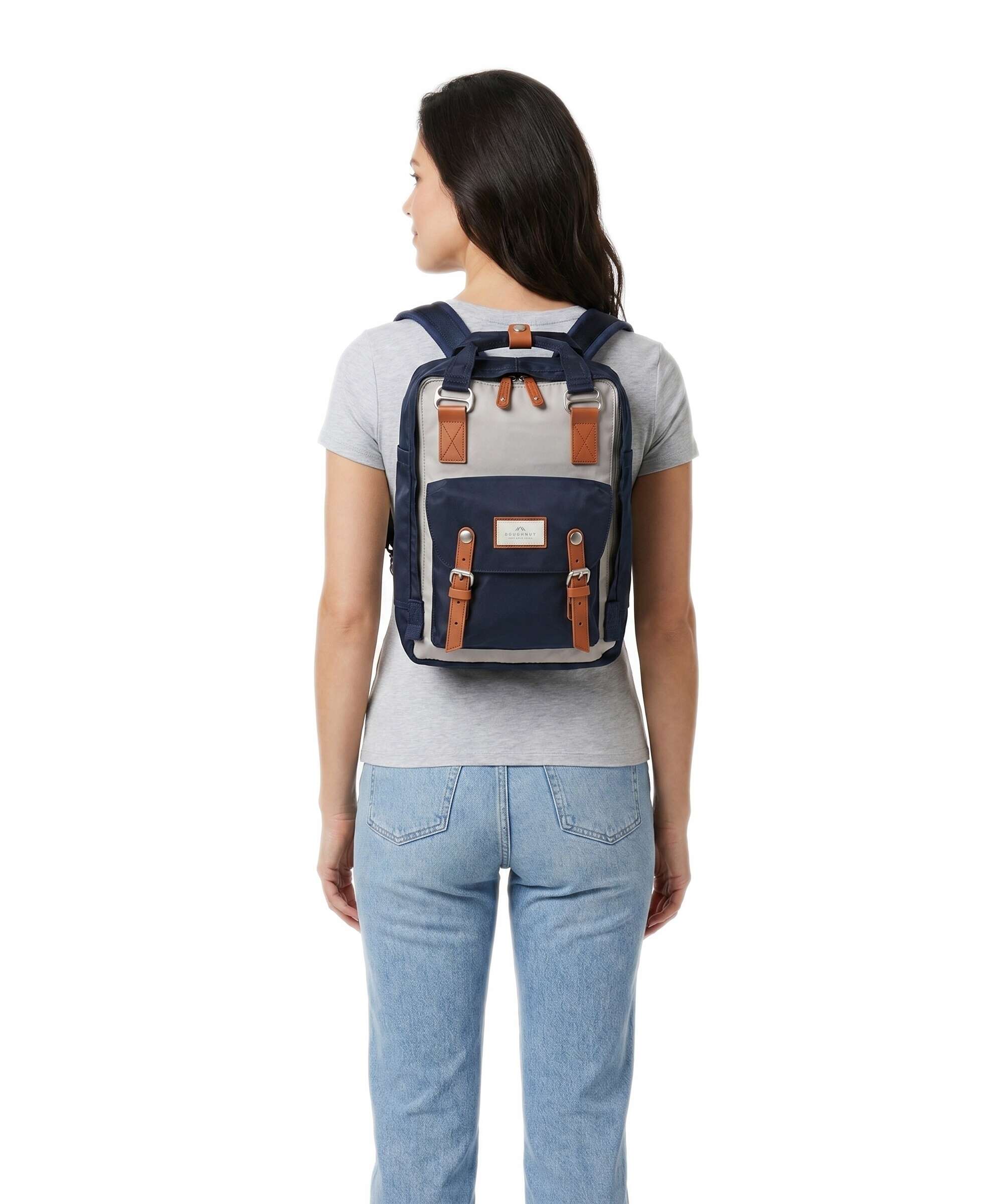 Doughnut Macaroon Backpack ivory/navy