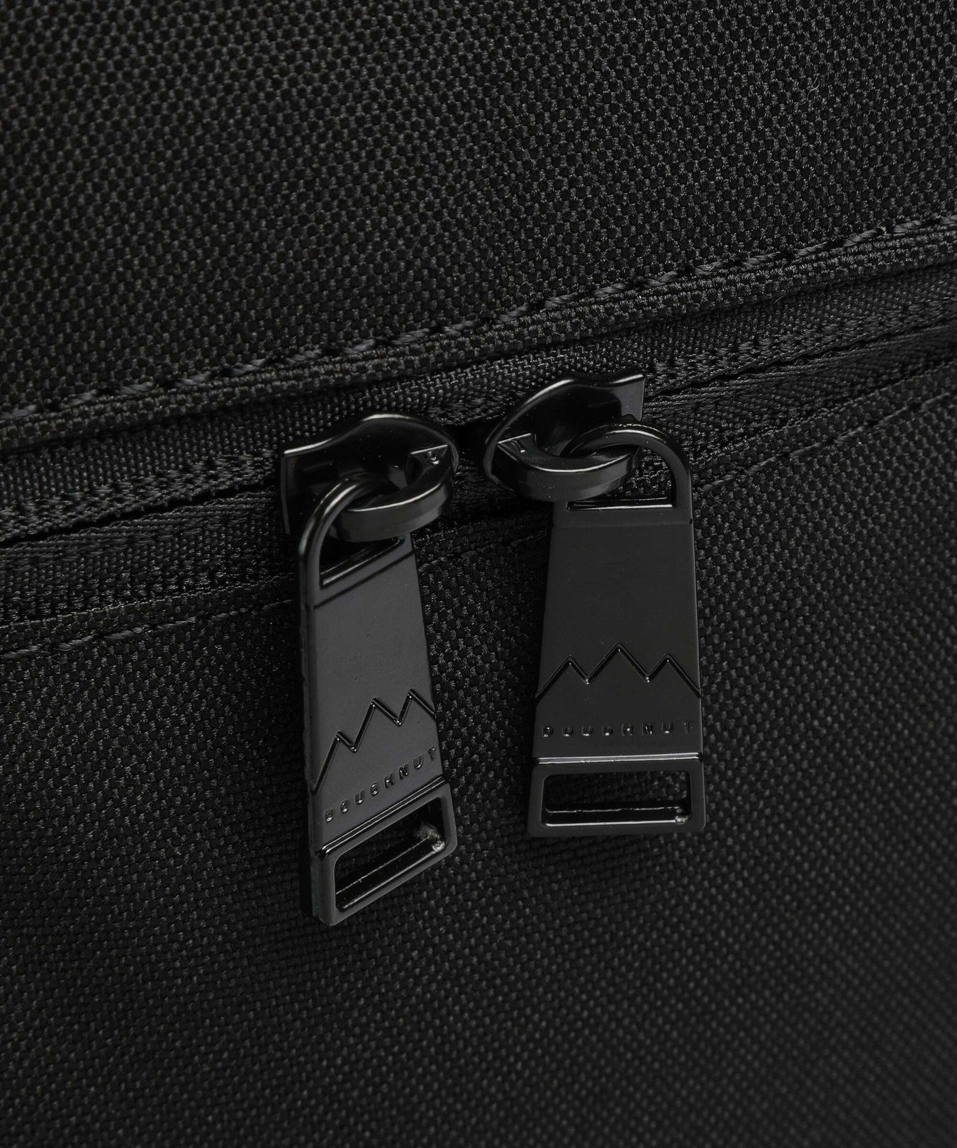 Doughnut Glossy Blocking Christopher Rolltop backpack black