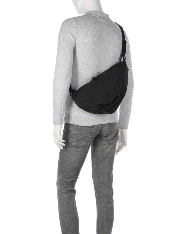 Côte&Ciel Orne Crossbody bag black/sage green