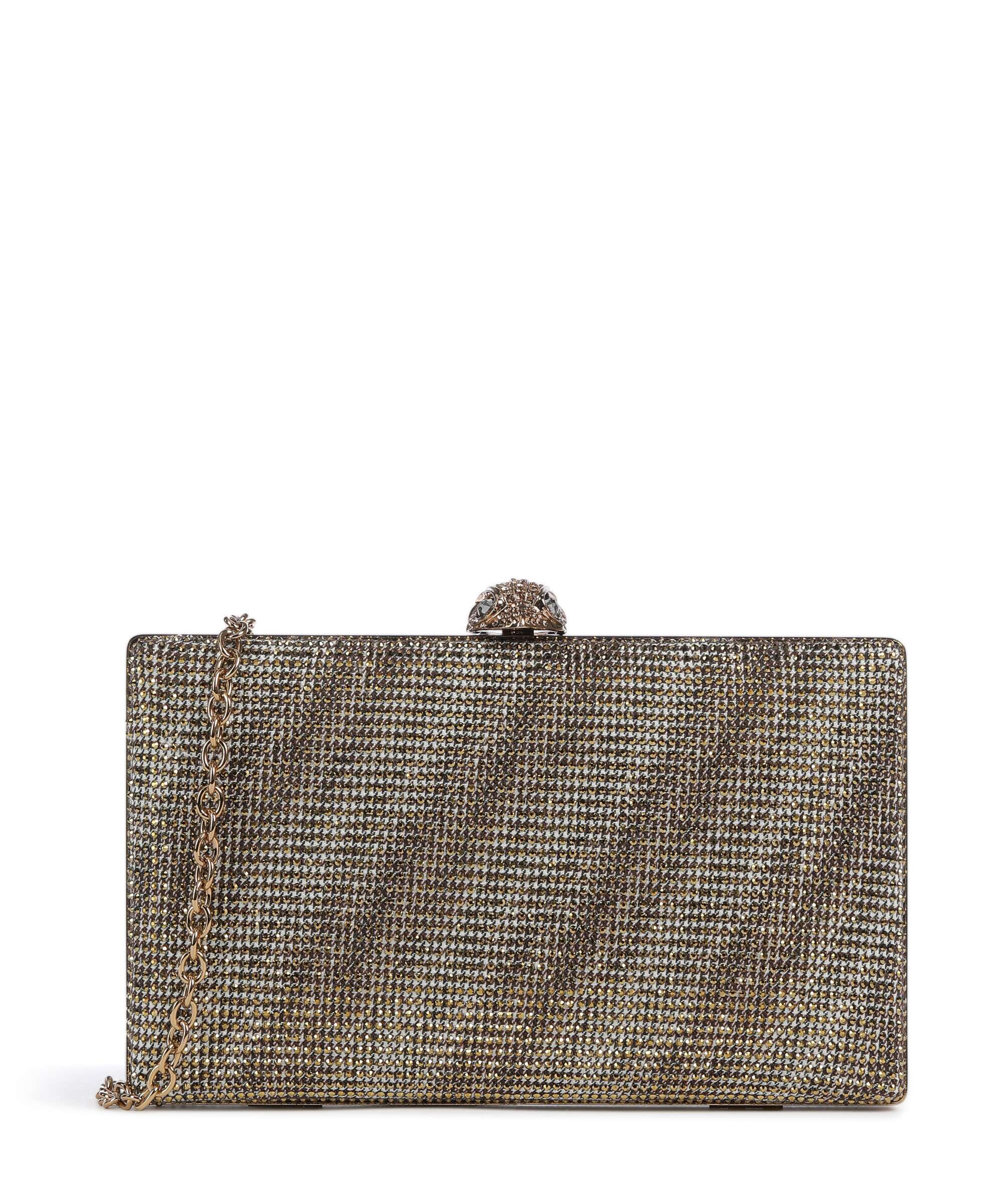 Kurt Geiger Kensington Crystal Clutch bag beige