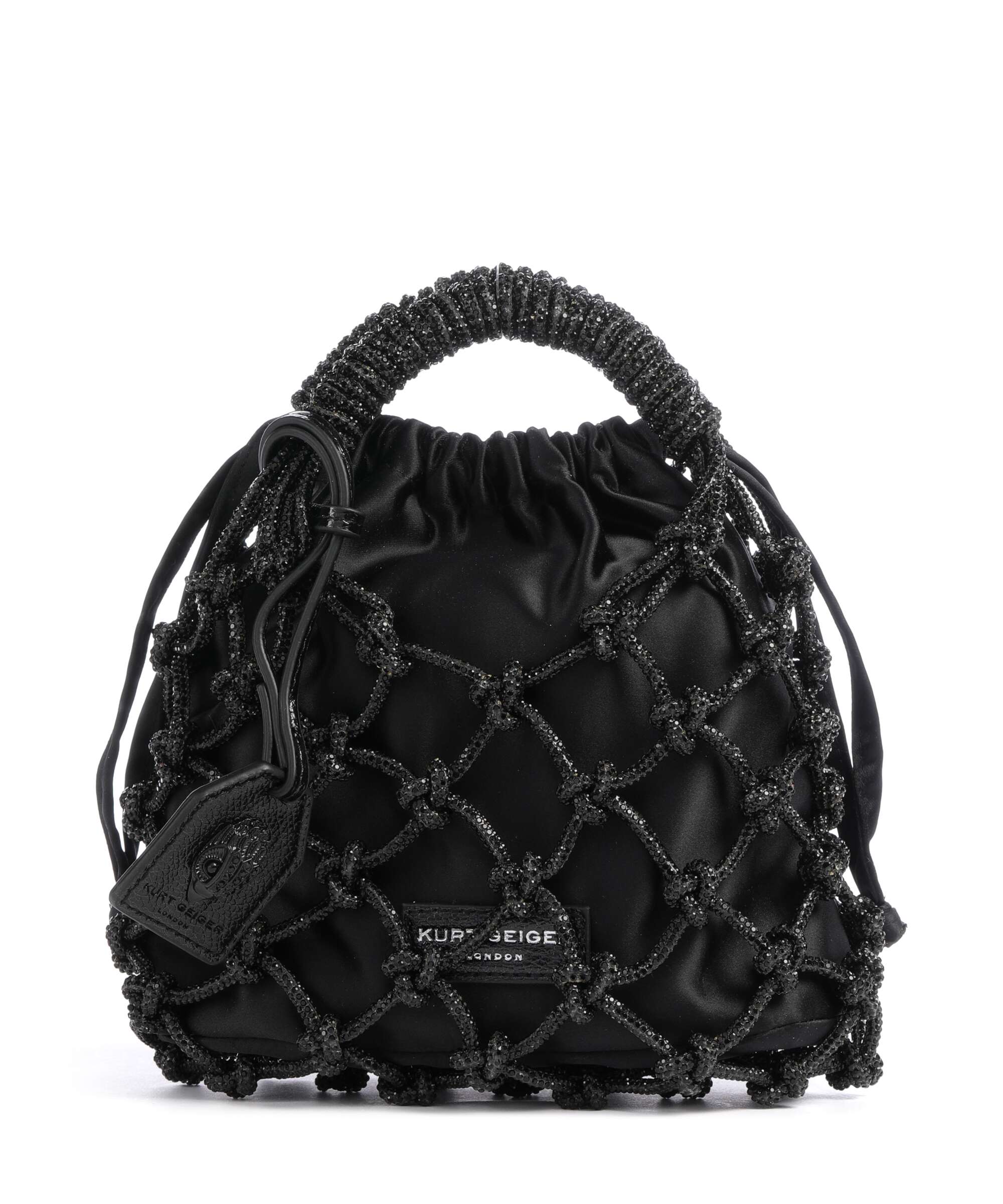 Kurt Geiger Macrame Small Handbag black