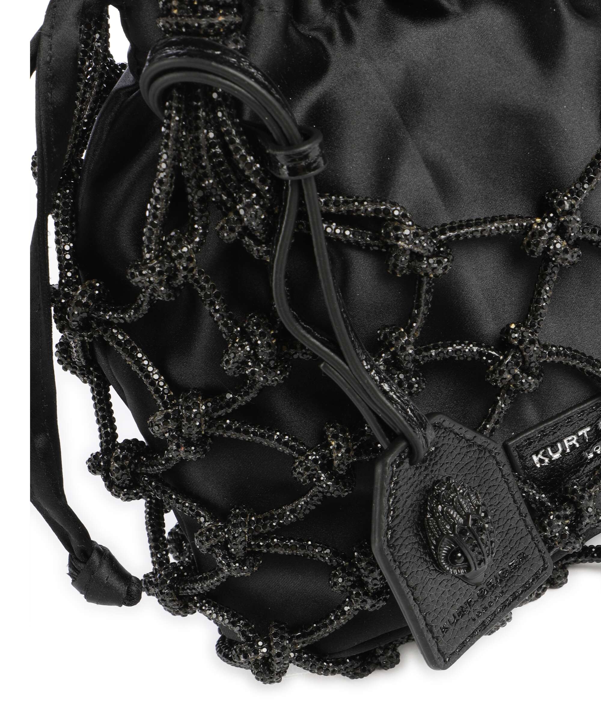 Kurt Geiger Macrame Small Handbag black