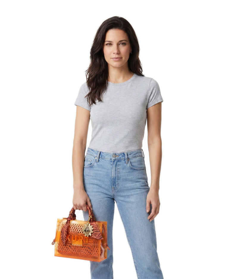 Kurt Geiger Jelly Small Phone bag tan combination