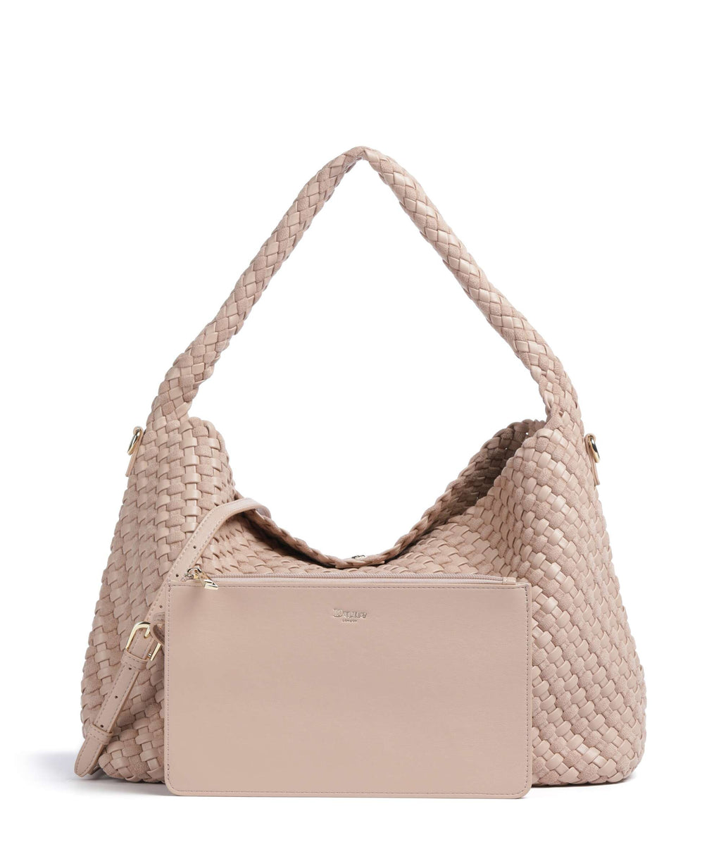Dune London Deliberate L Hobo bag blush