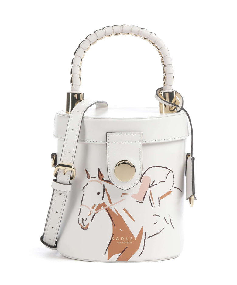 Radley London Racing Crossbody bag chalk