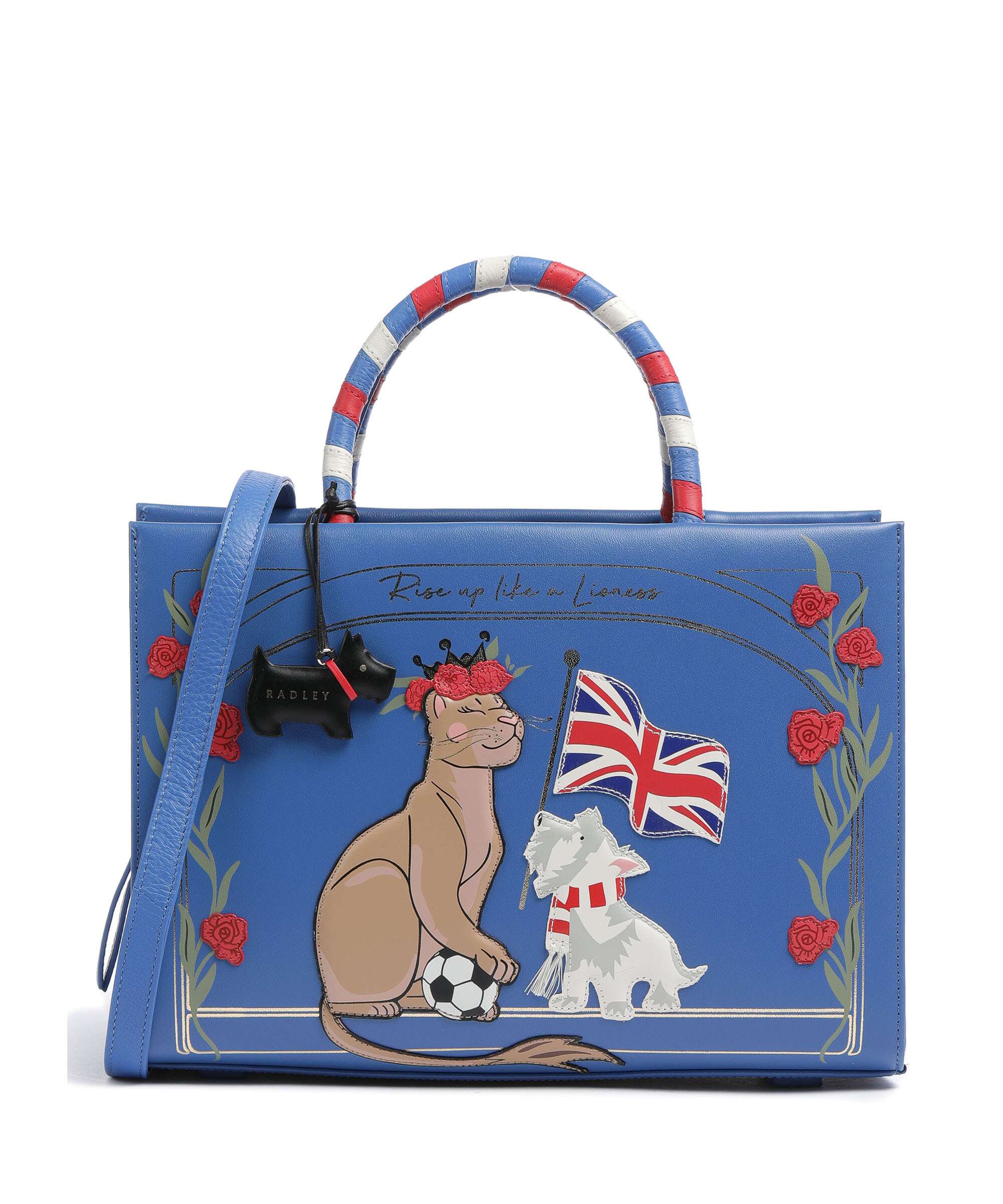 Radley London The World Cup Handbag royal blue