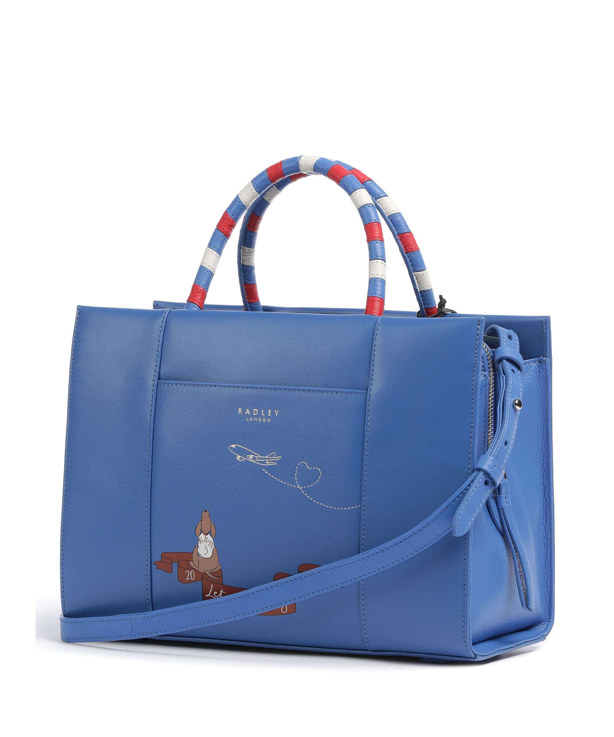 Radley London The World Cup Handbag royal blue