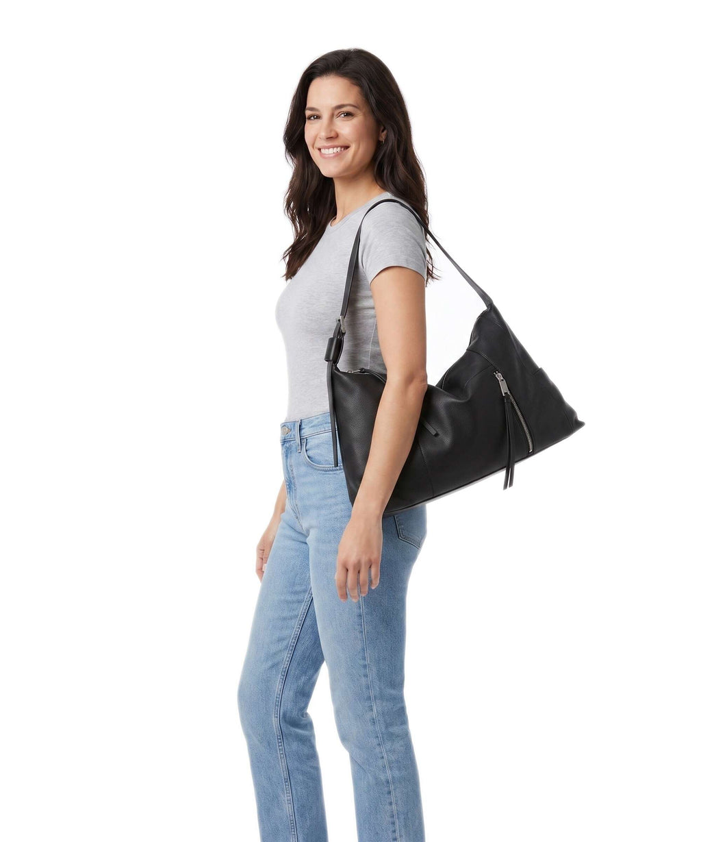 AllSaints Alba Hobo bag black/silver