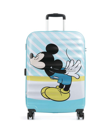 American Tourister Wavebreaker Disney Walizka na 4 kołach mickey blue kiss