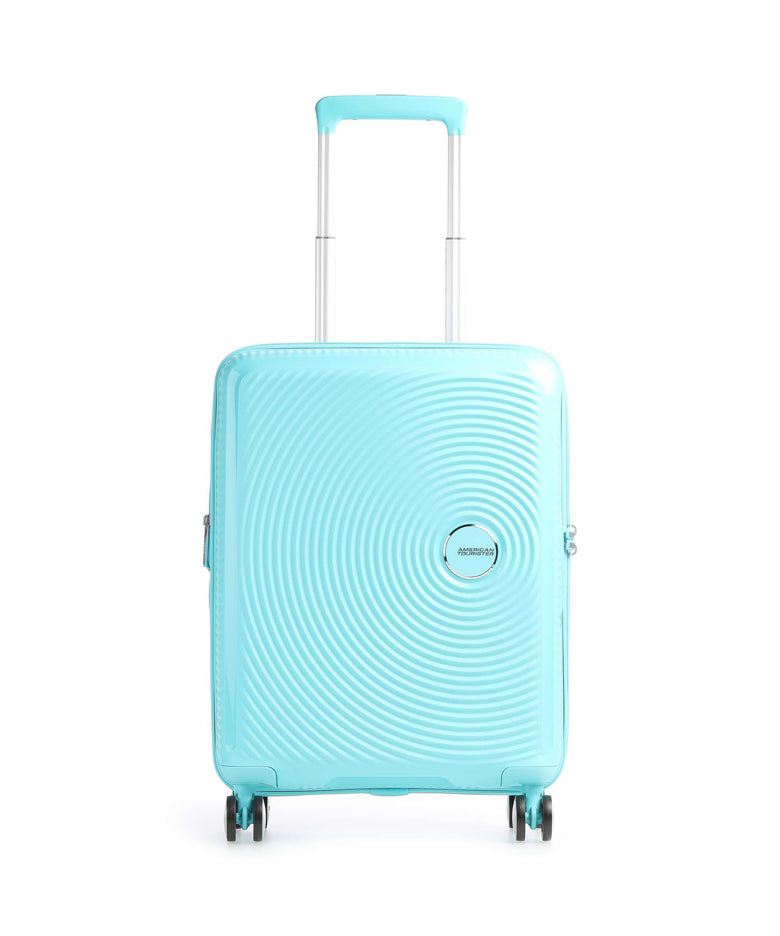 American Tourister Soundbox Spinner (4 wheels) poolside blue