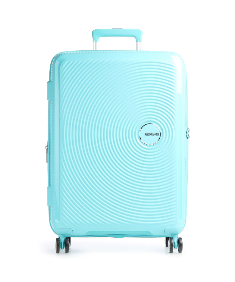 American Tourister Soundbox Spinner (4 wheels) poolside blue