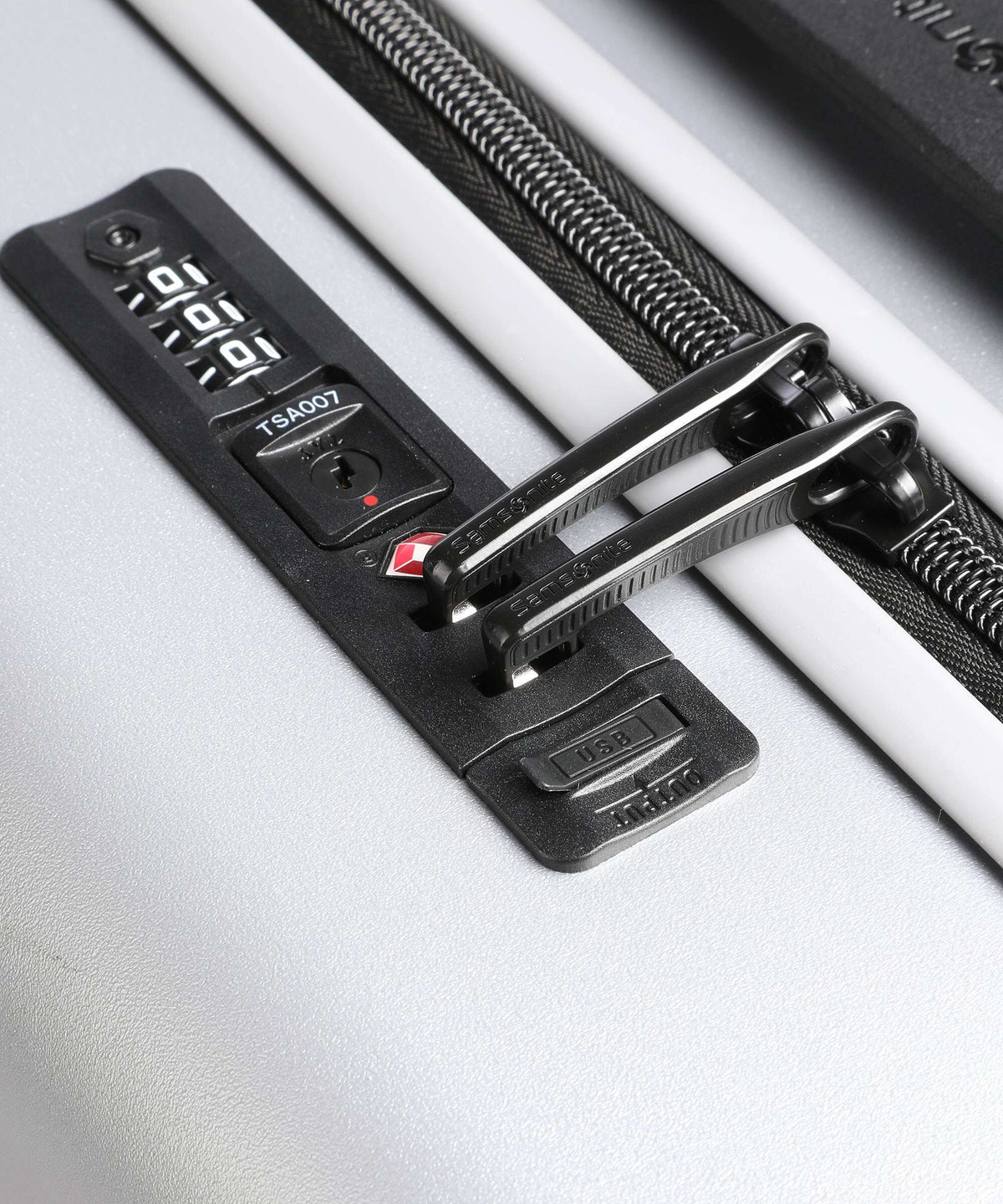 Samsonite Quadrix Spinner (4 wheels) silver