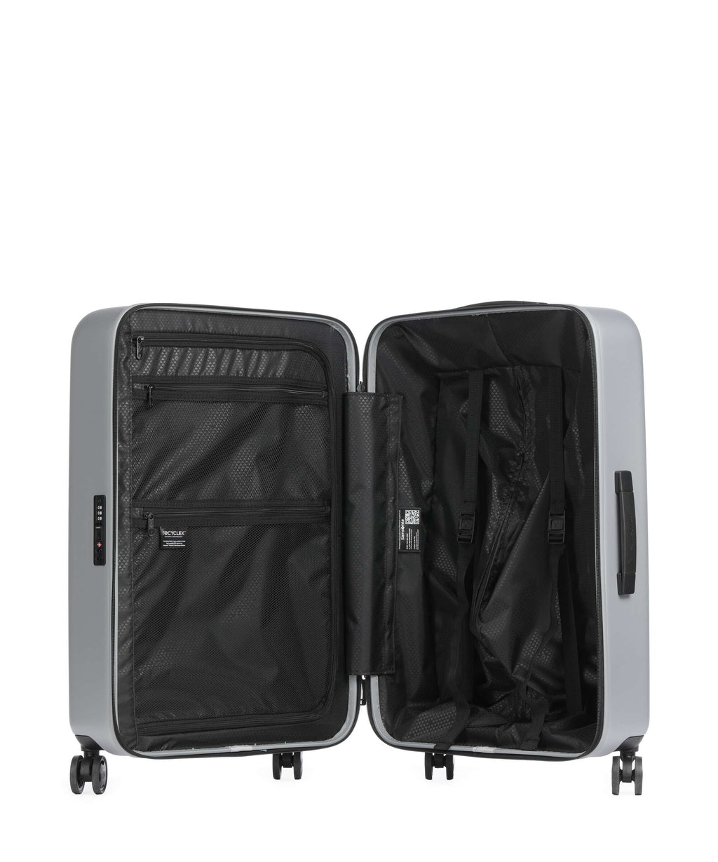 Samsonite Quadrix Spinner (4 wheels) silver