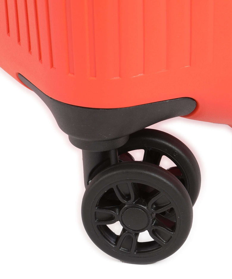 American Tourister Aerostep Spinner (4 wheels) bright orange