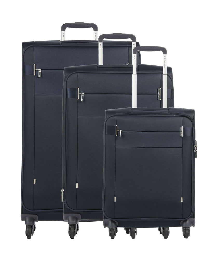 Samsonite Citybeat Suitcase set (4 wheels) navy