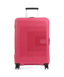 American Tourister Aerostep Walizka na 4 kołach pink flash