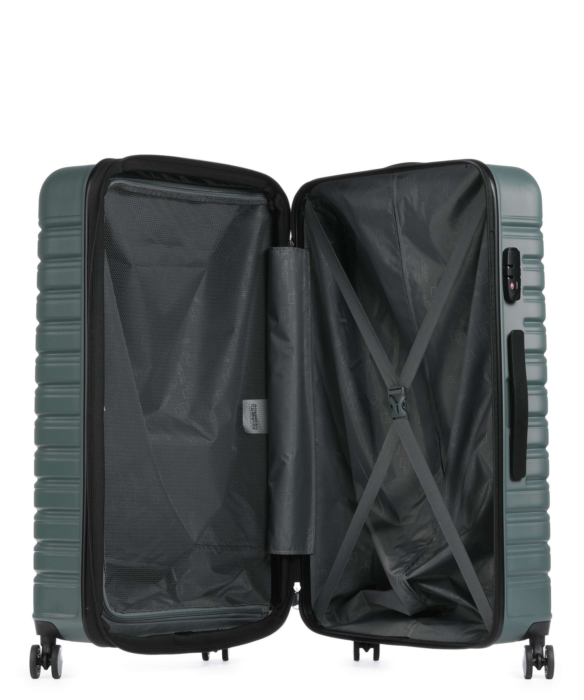 American Tourister Flashline Spinner (4 wheels) dark forest