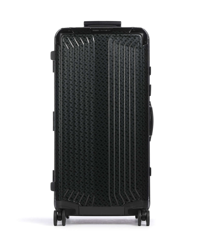 Samsonite Lite-Box Alu / Boss Spinner (4 wheels) graphite monogram