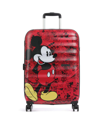 American Tourister Wavebreaker Disney Walizka na 4 kołach mickey comics red