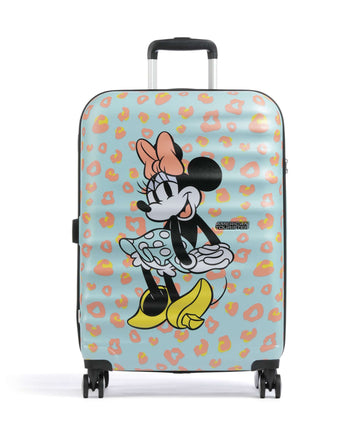American Tourister Wavebreaker Disney Walizka na 4 kołach minnie pastel dots