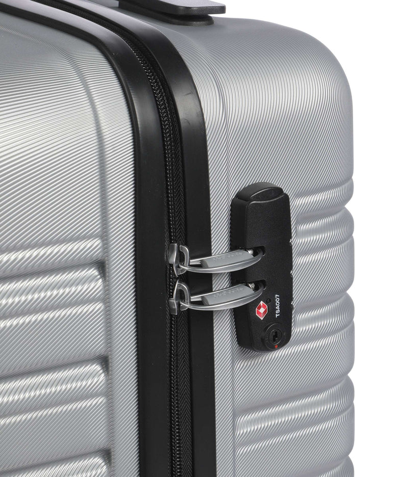 American Tourister Flashline Spinner (4 wheels) sky silver
