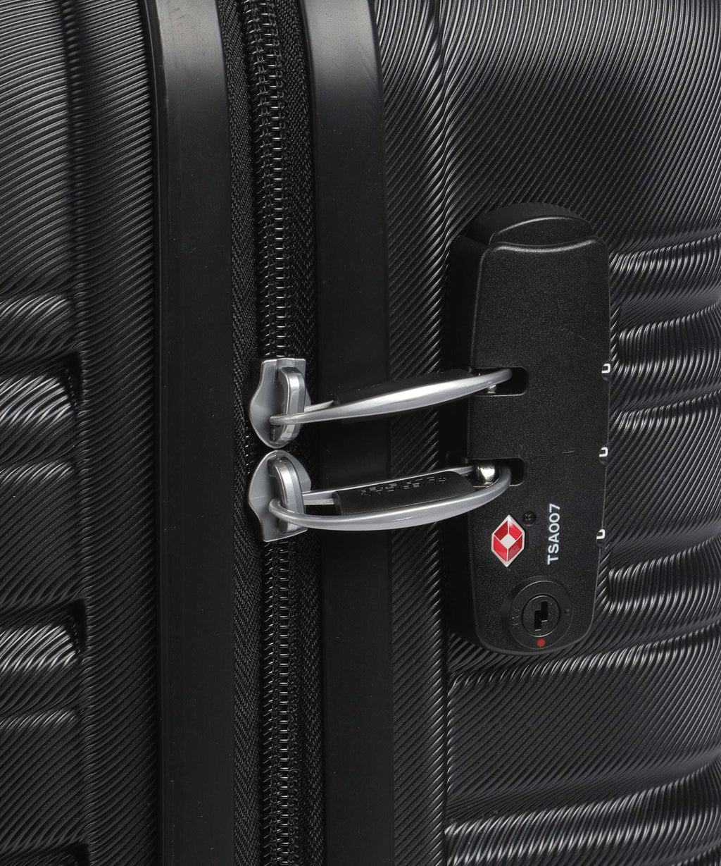 American Tourister Flashline Spinner (4 wheels) shadow black