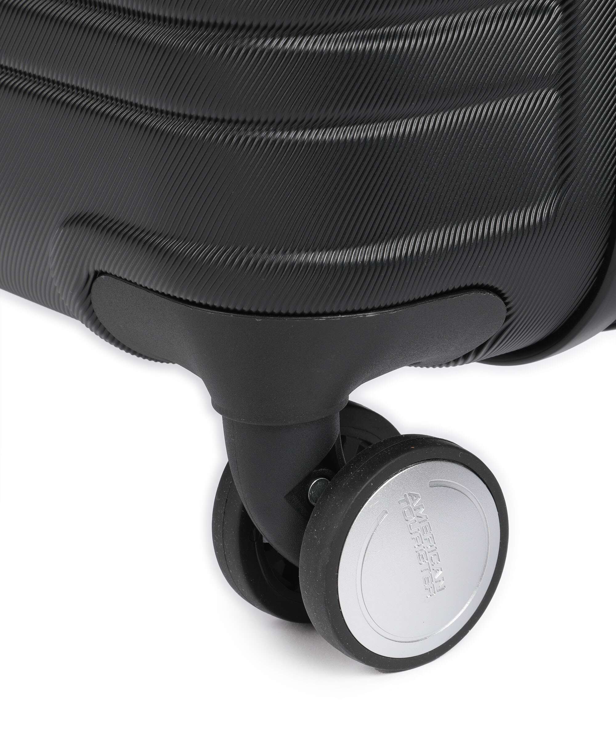 American Tourister Flashline Spinner (4 wheels) shadow black