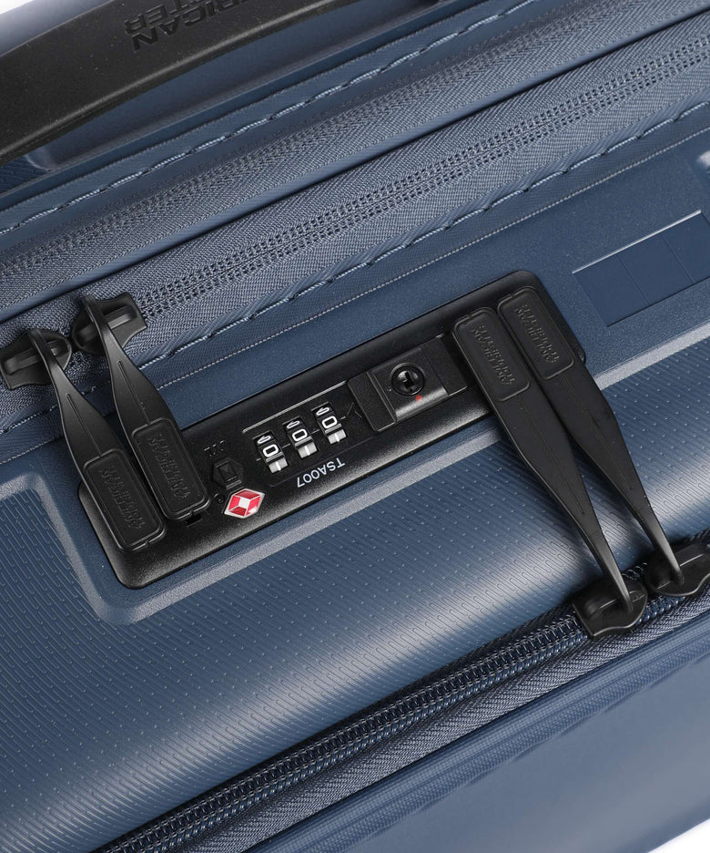 American Tourister Dashpop Spinner (4 wheels) midnight blue