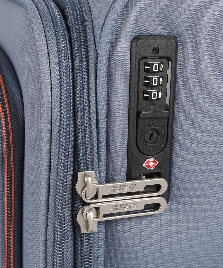 American Tourister Cloudrider M Spinner (4 wheels) stone blue