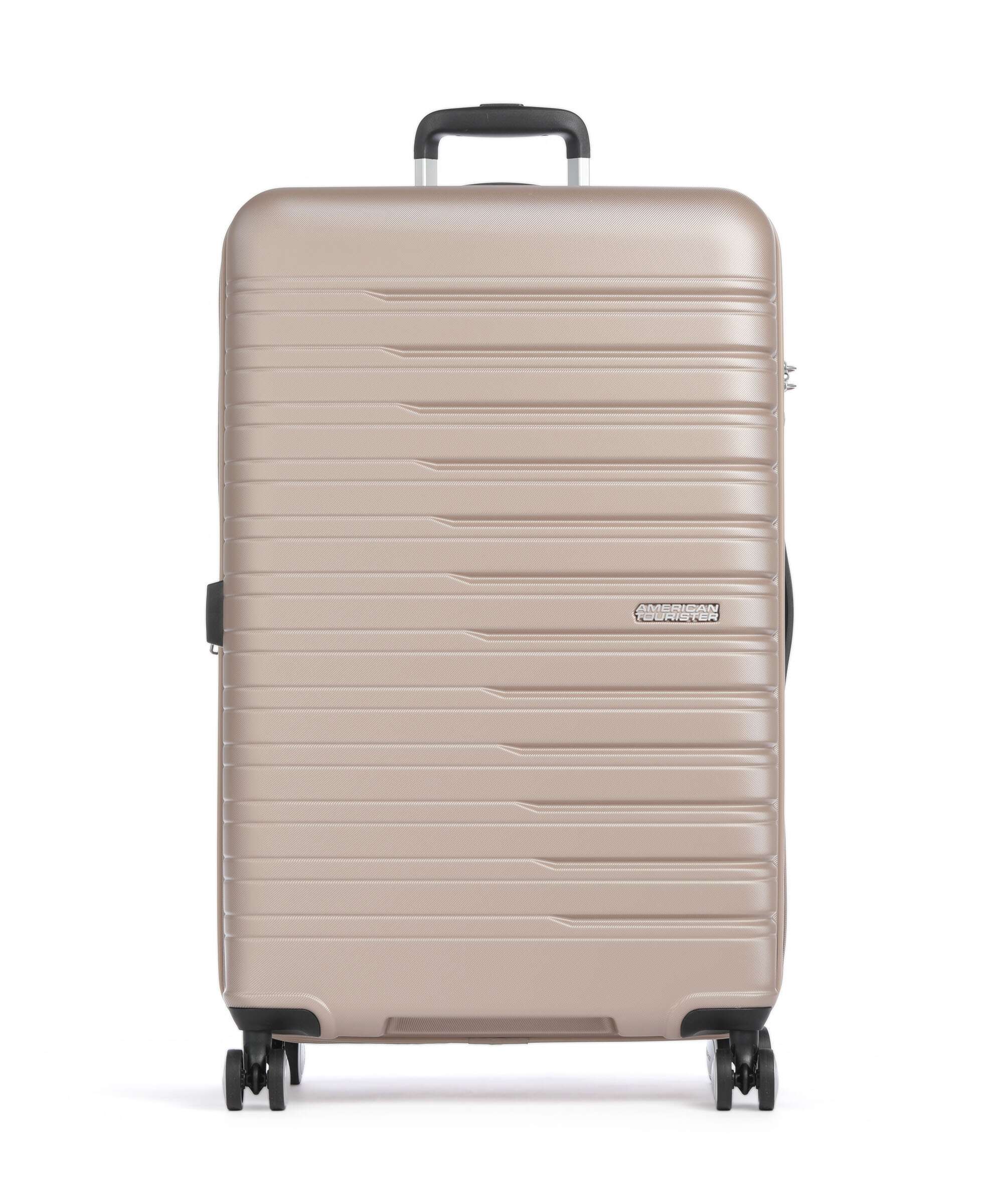 American Tourister Flashline Spinner (4 wheels) ivory gold